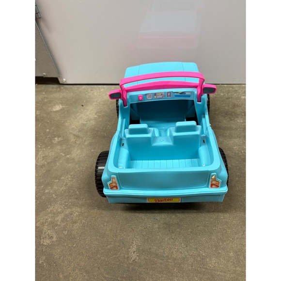 VTG 1994 Barbie Blue Convertible‎ Off Road Toy Car 4x4 Kids Play Vehicle - Picture 4 of 7